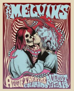 melvins tour poster kurt cobain courtney love