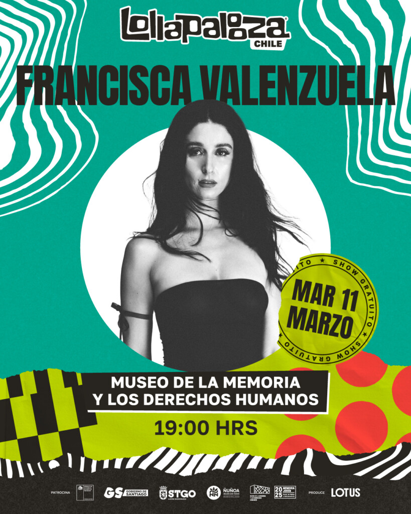 Lollapalooza Chile trae un nuevo show gratuito: Francisca Valenzuela en ...